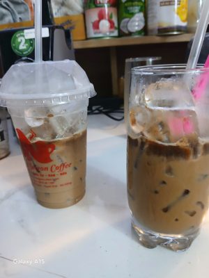 Cà phê sữa đá rang xay pha máy SG nguyên chất